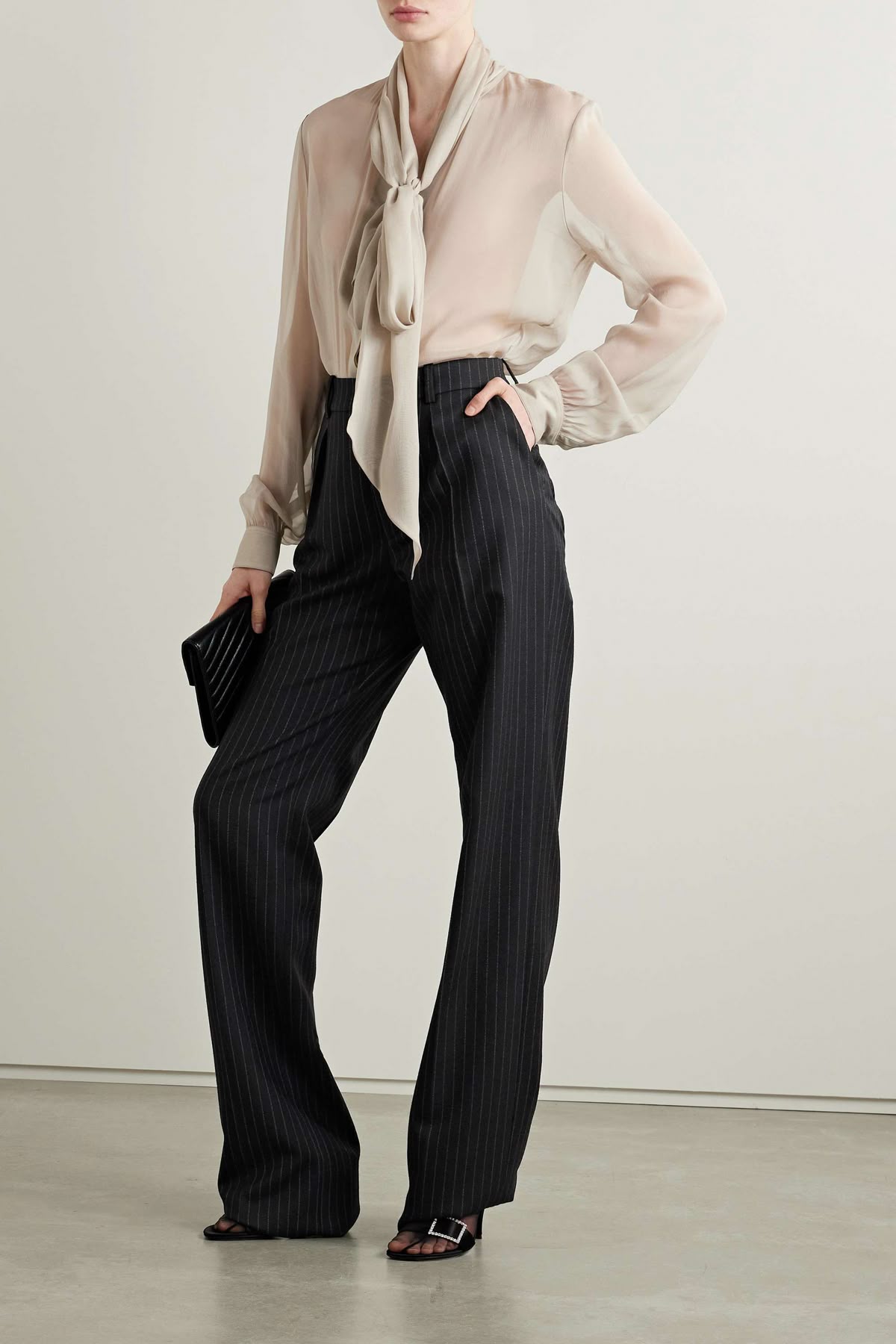 Saint Laurent Leather Pants